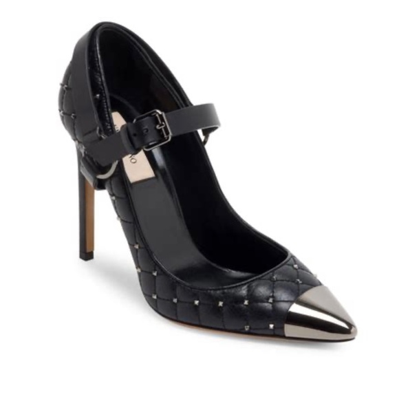 Valentino Garavani Studded Cap Toe Mary Jane - Picture 1 of 8